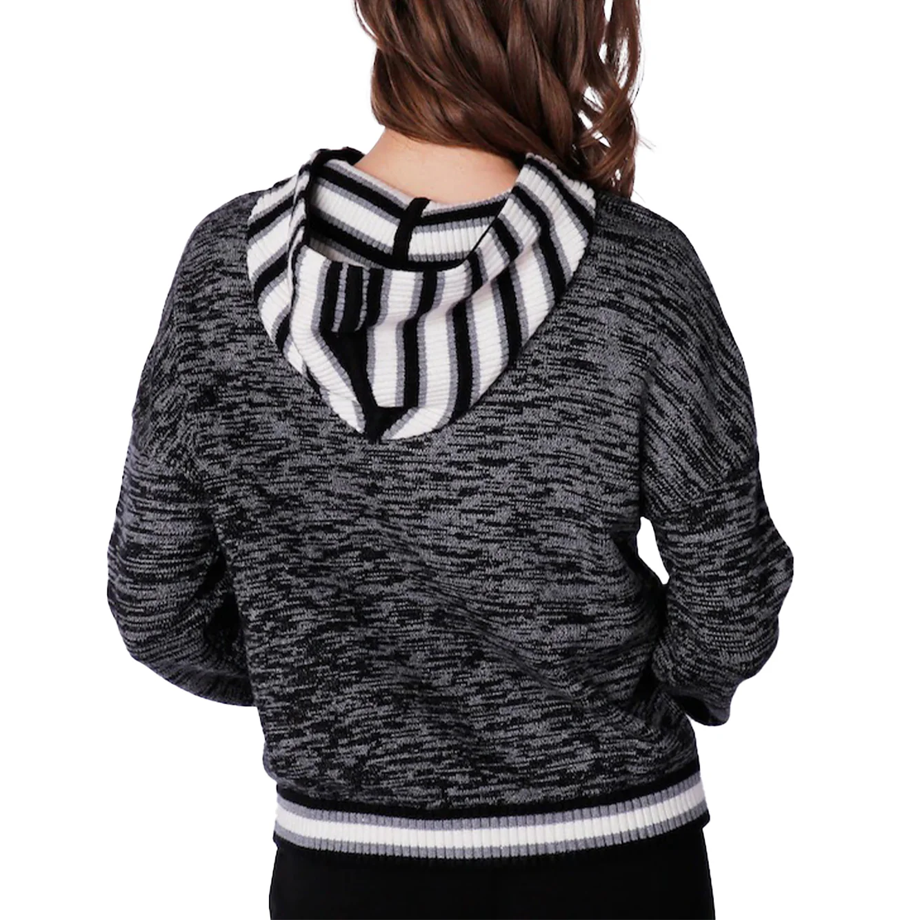 ANGELA SWEATER - BLACK MIX - Image 3